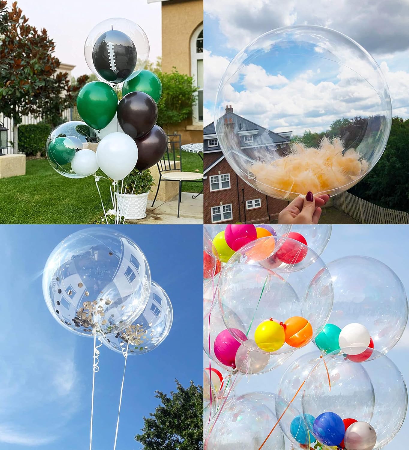 Bobo Large Transparent Bubble Balloon